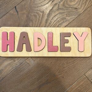 Hadley Name Puzzle